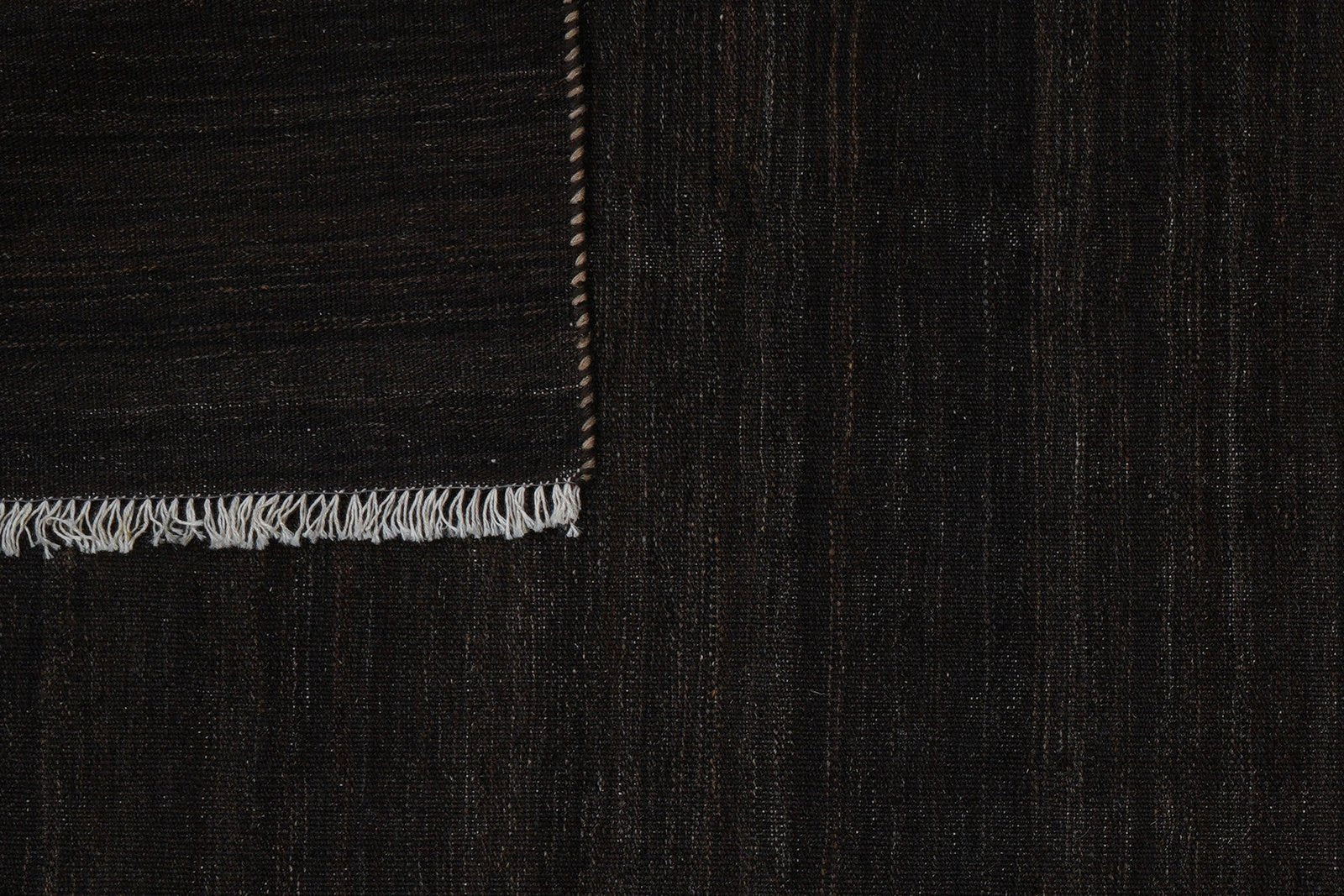 Kelim Gashgai — Handmade, 184x255 cm, Brown, 100% Virgin Wool | View 6