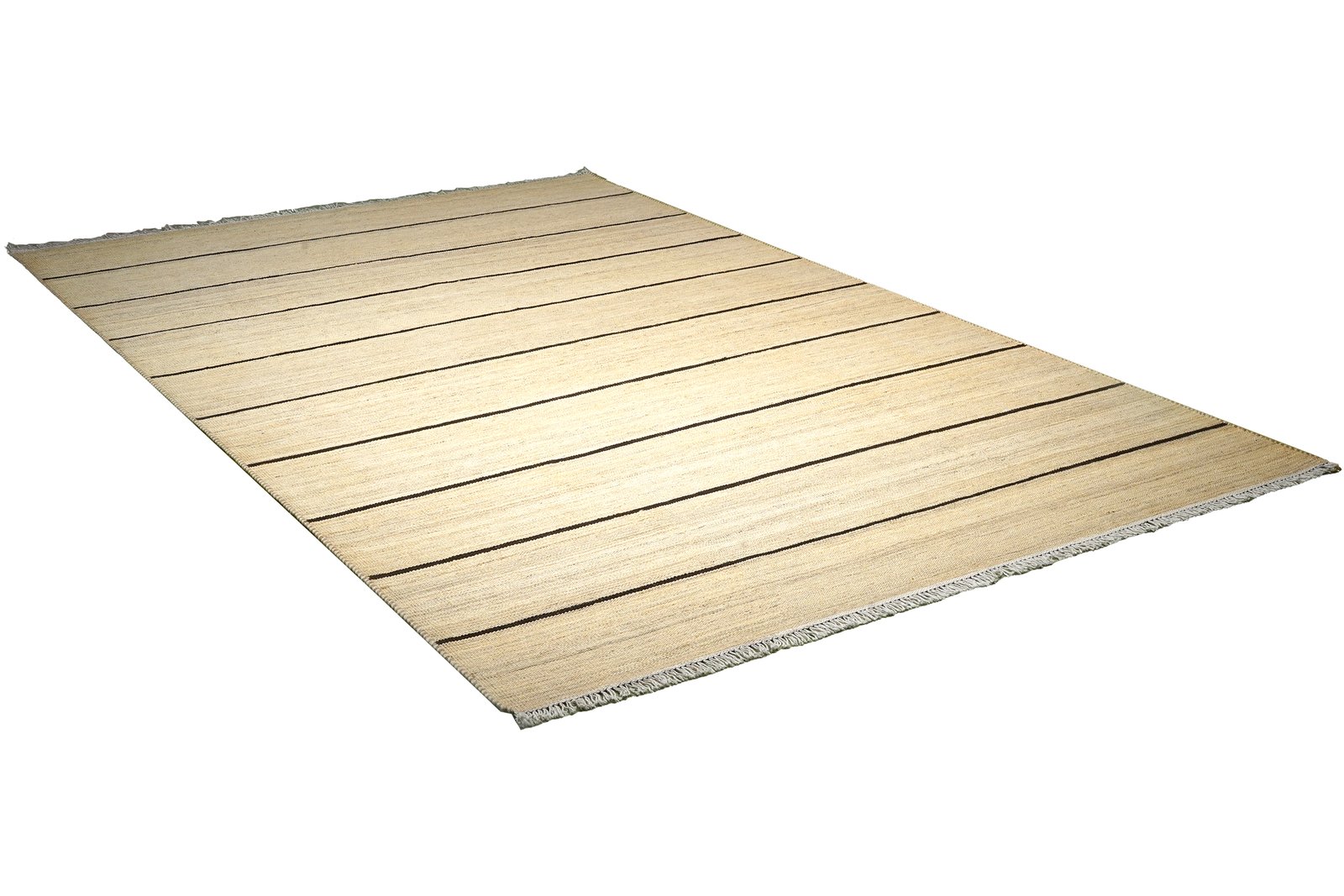 Kelim Gashgai — Handmade, 197x308 cm, Beige, 100% Virgin Wool | View 4