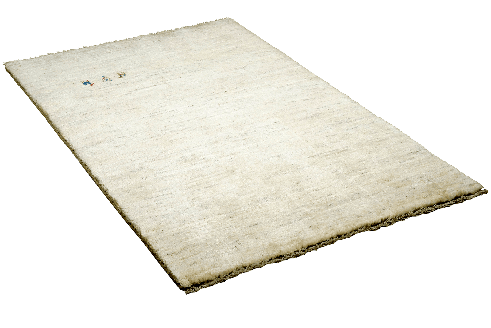 Gabbeh — Hand-knotted, 95x146 cm, Beige, 100% Virgin Wool | View 4