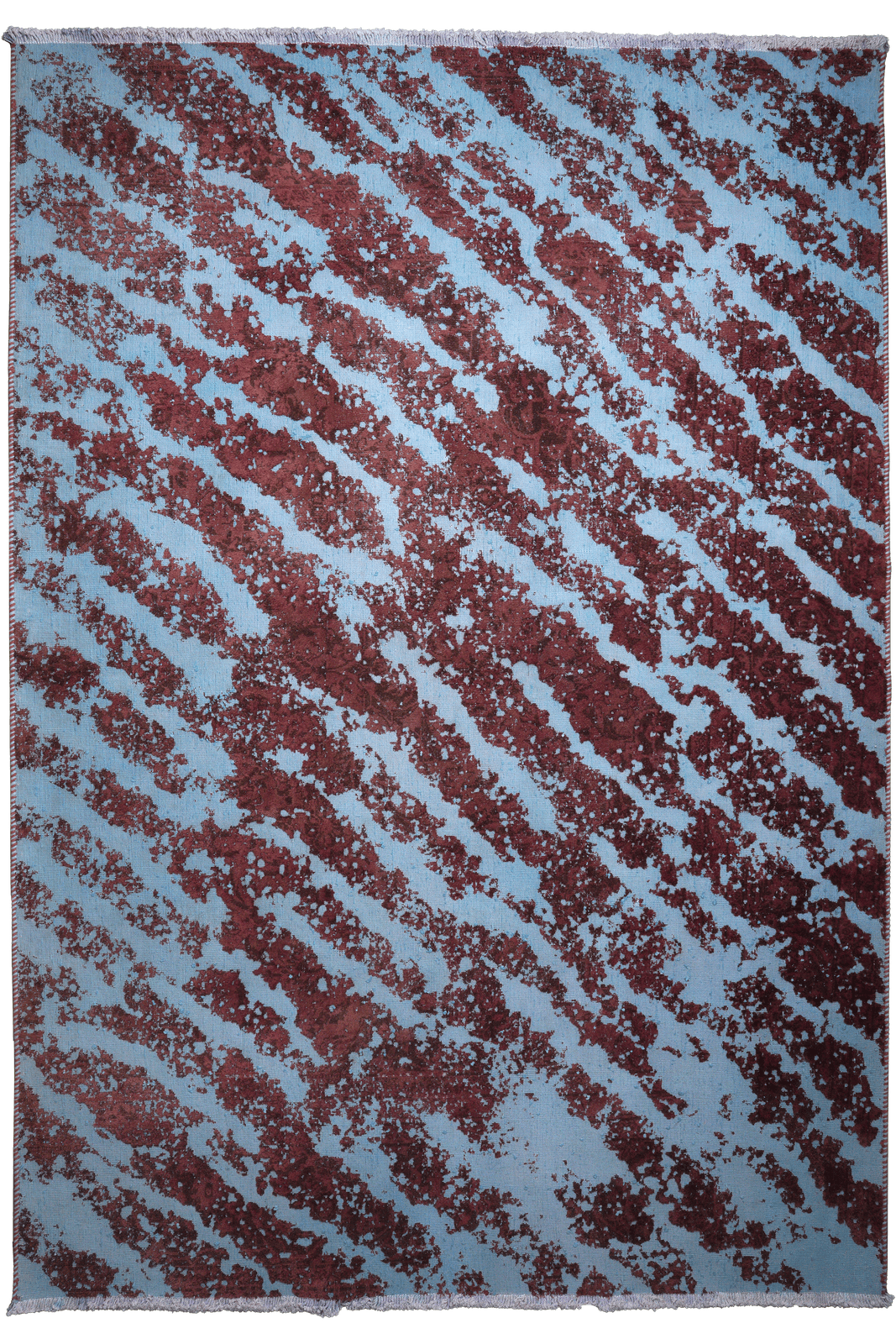 Vintage — Hand-knotted, 191x276 cm, Blue, 100% Virgin Wool | Main view