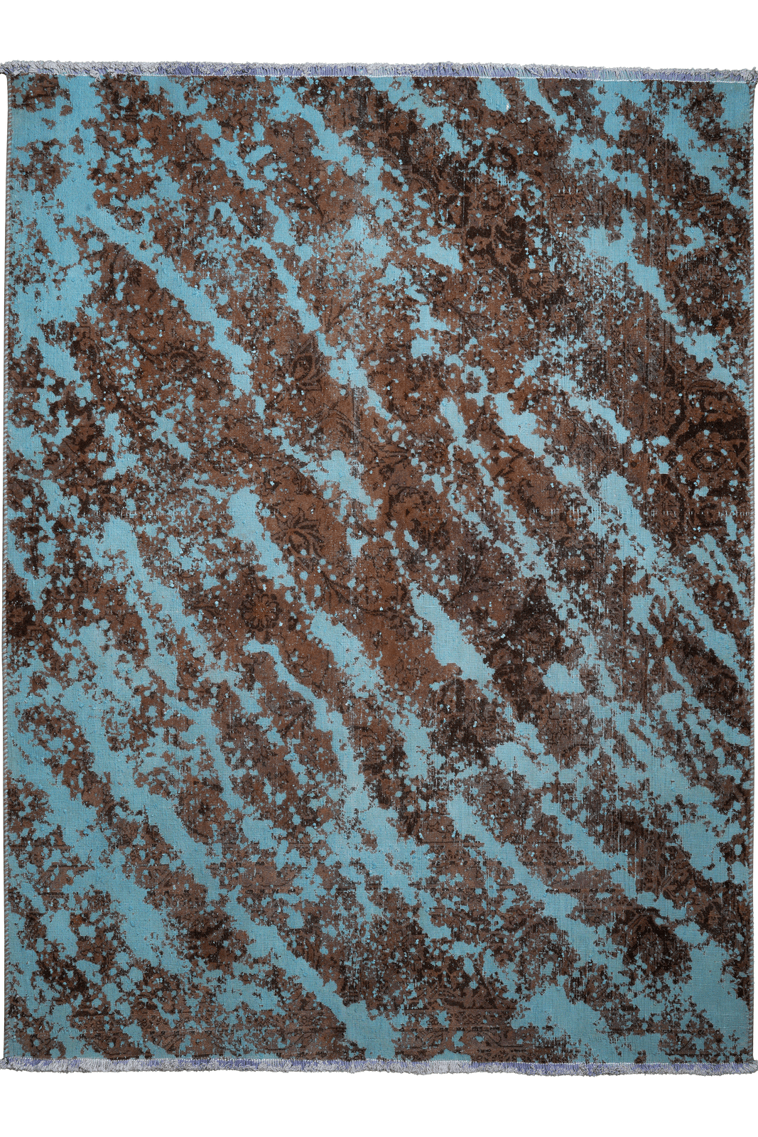 Vintage — Hand-knotted, 178x235 cm, Blue, 100% Virgin Wool | Main view