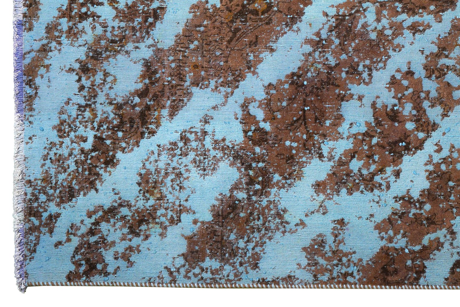 Vintage — Hand-knotted, 171x243 cm, Blue, 100% Virgin Wool | View 3