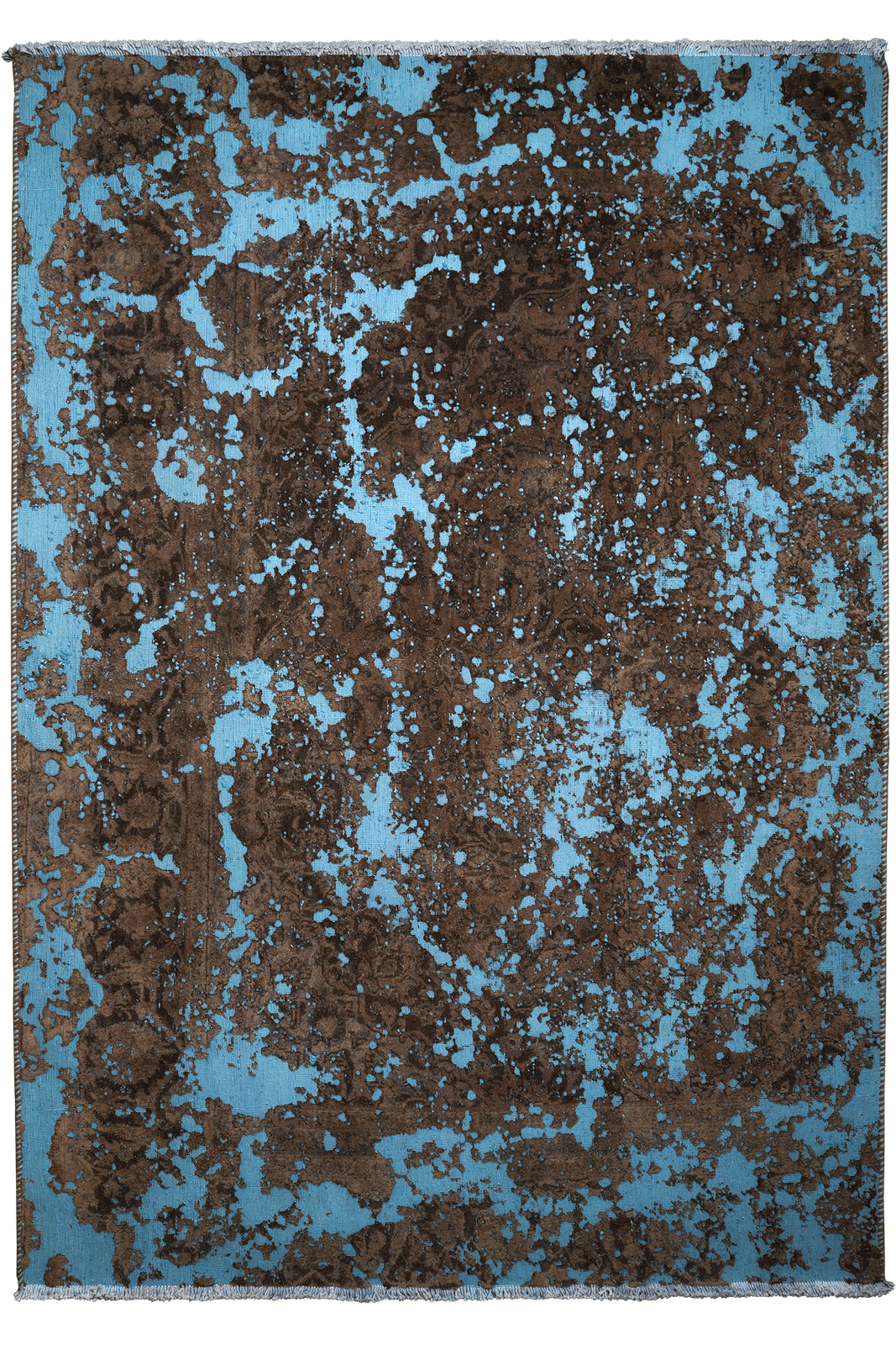 Vintage — Hand-knotted, 170x245 cm, Blue, 100% Virgin Wool | Main view