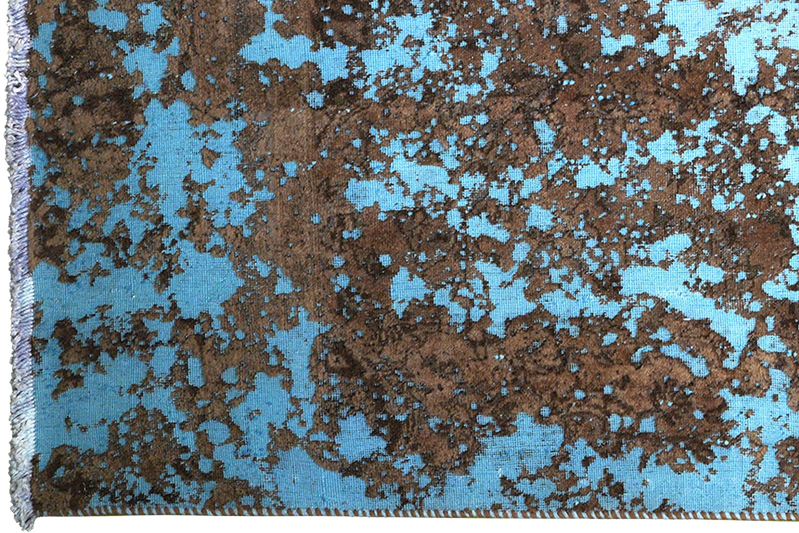 Vintage — Hand-knotted, 170x245 cm, Blue, 100% Virgin Wool | View 3