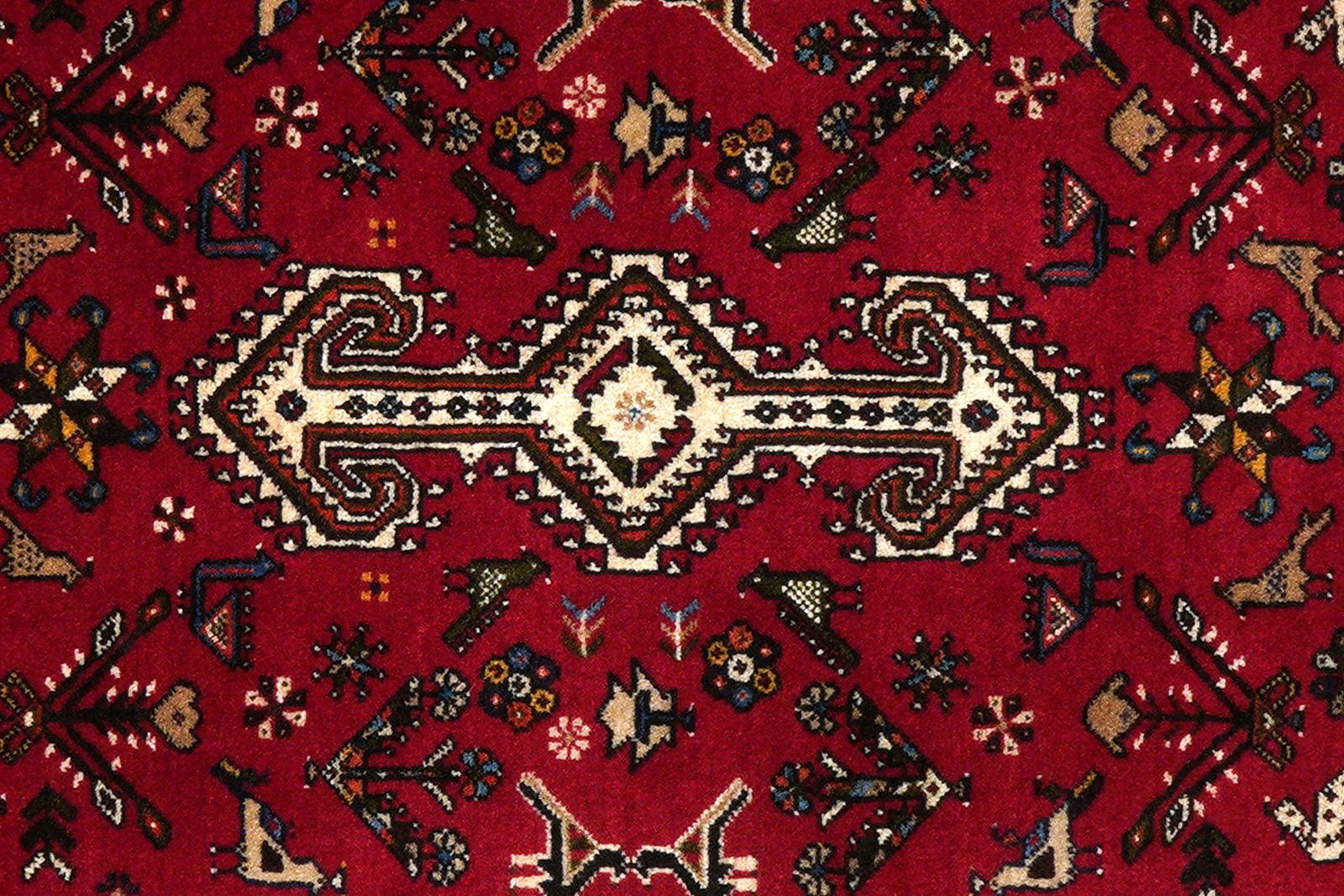 Nasrabad — Hand-knotted, 81x131 cm, Red, 100% Virgin Wool | View 6