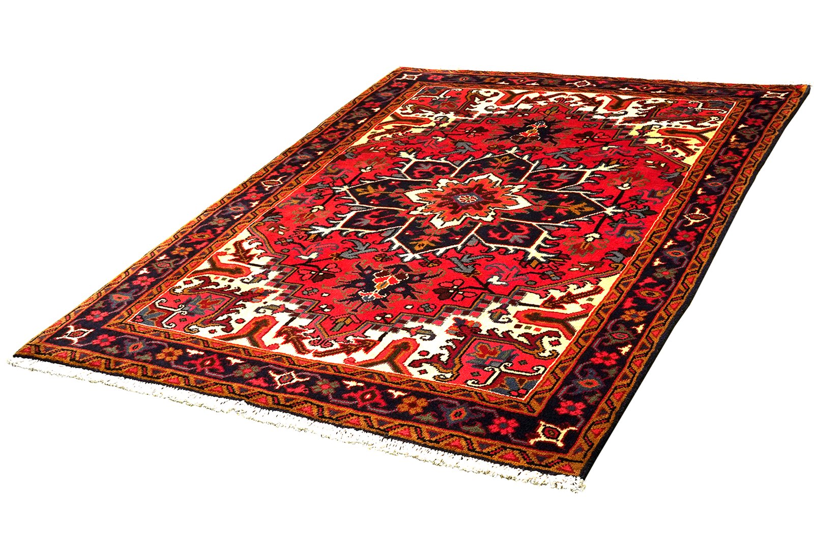 Mehrewan — Hand-knotted, 153x192 cm, Red, 100% Virgin Wool | View 5