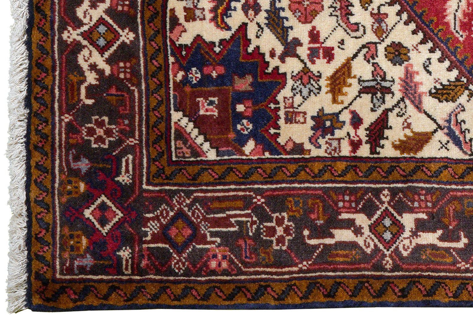 Mehrewan — Hand-knotted, 152x195 cm, Red, 100% Virgin Wool | View 3