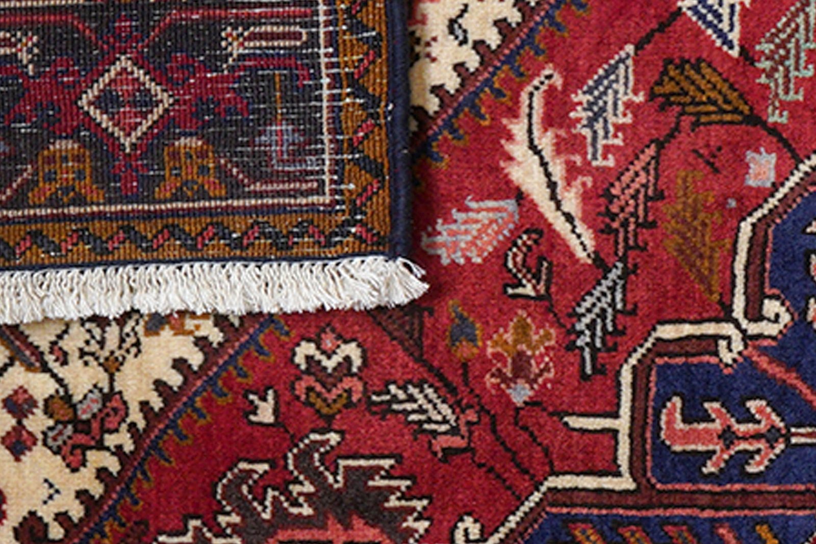 Mehrewan — Hand-knotted, 152x195 cm, Red, 100% Virgin Wool | View 7