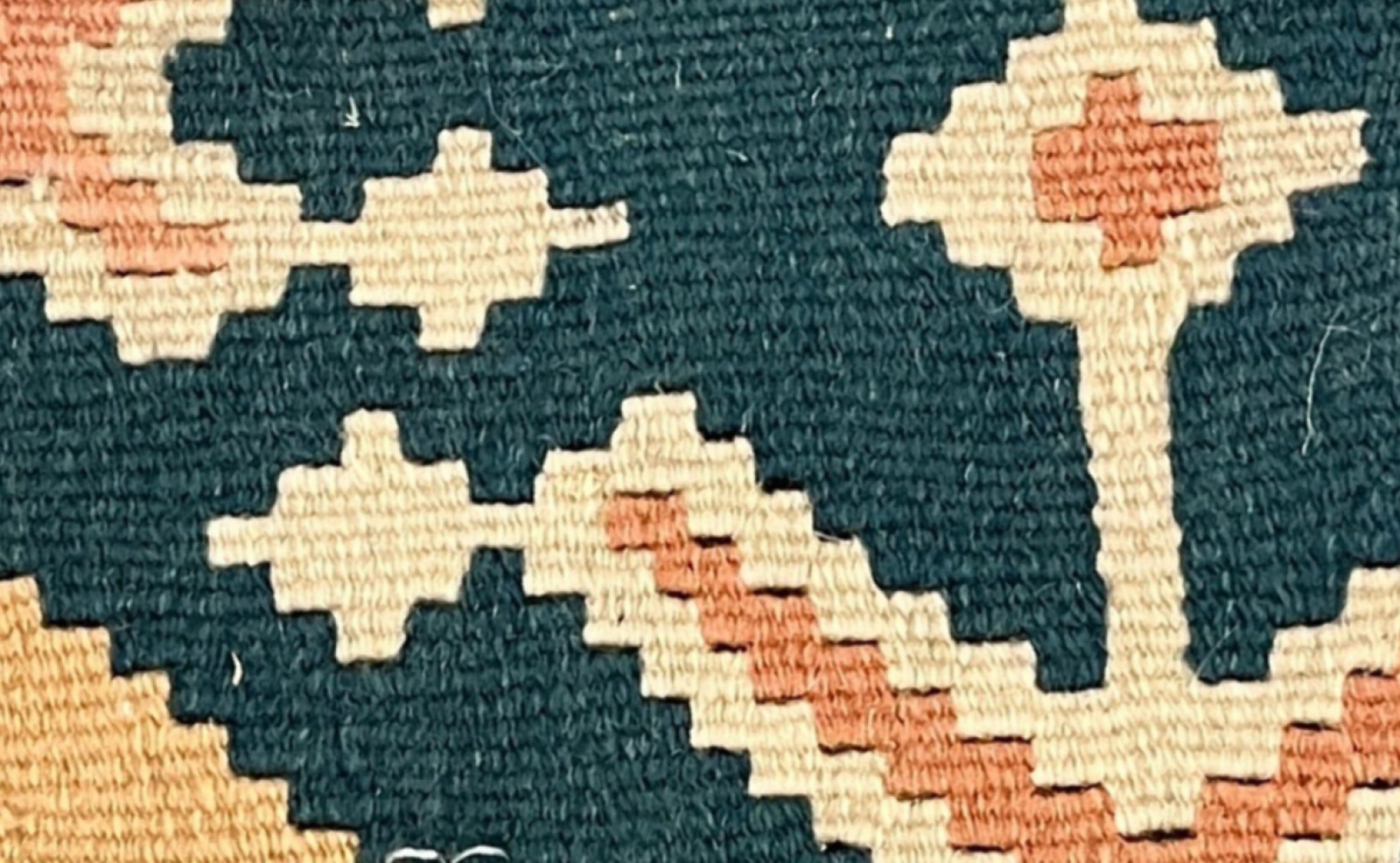 Kelim — Handmade, 30x30 cm, Multicolor, 100% Virgin Wool | View 4