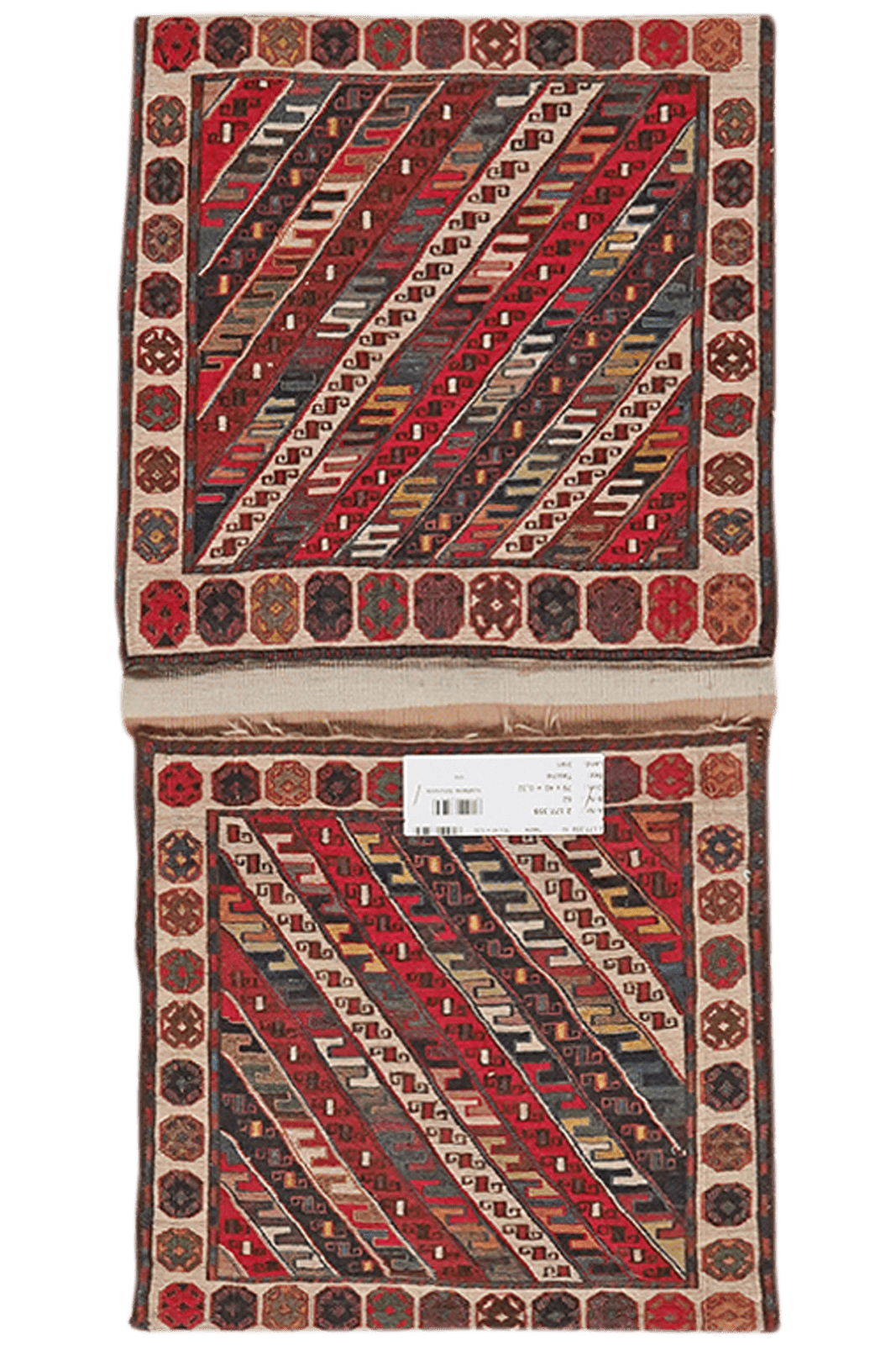 Khorjin — Handmade, 40x79 cm, Multicolor, 100% Virgin Wool | Main view