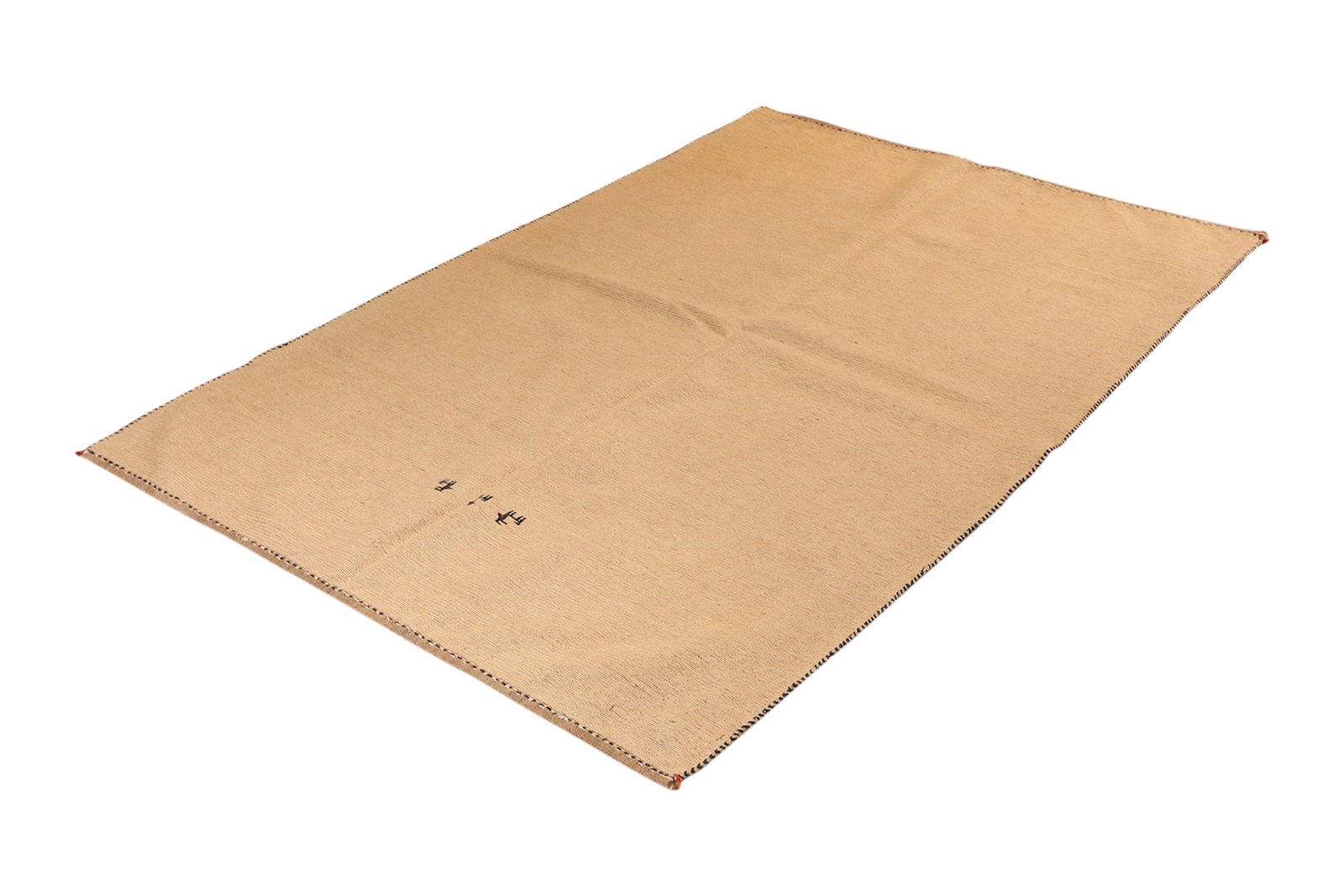 Kelim Gashgai — Handmade, 128x189 cm, Beige, 100% Virgin Wool | View 5