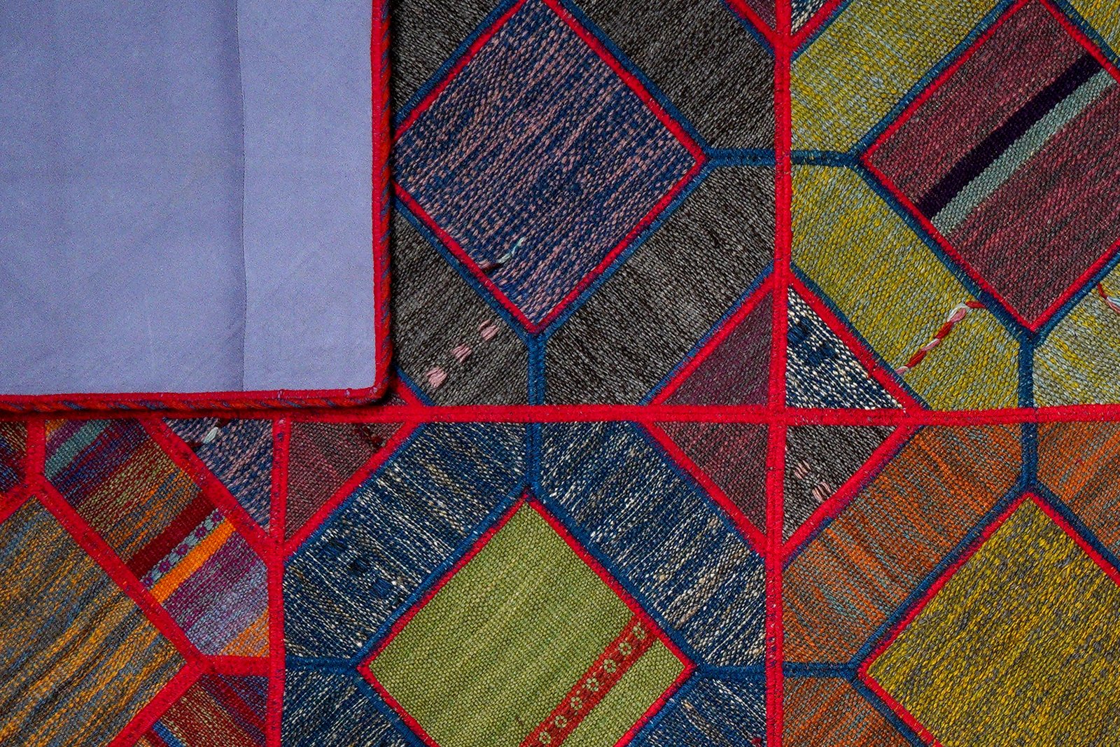 Kelim Tekkeh — Handmade, 170x240 cm, Multicolor, 100% Virgin Wool | View 6