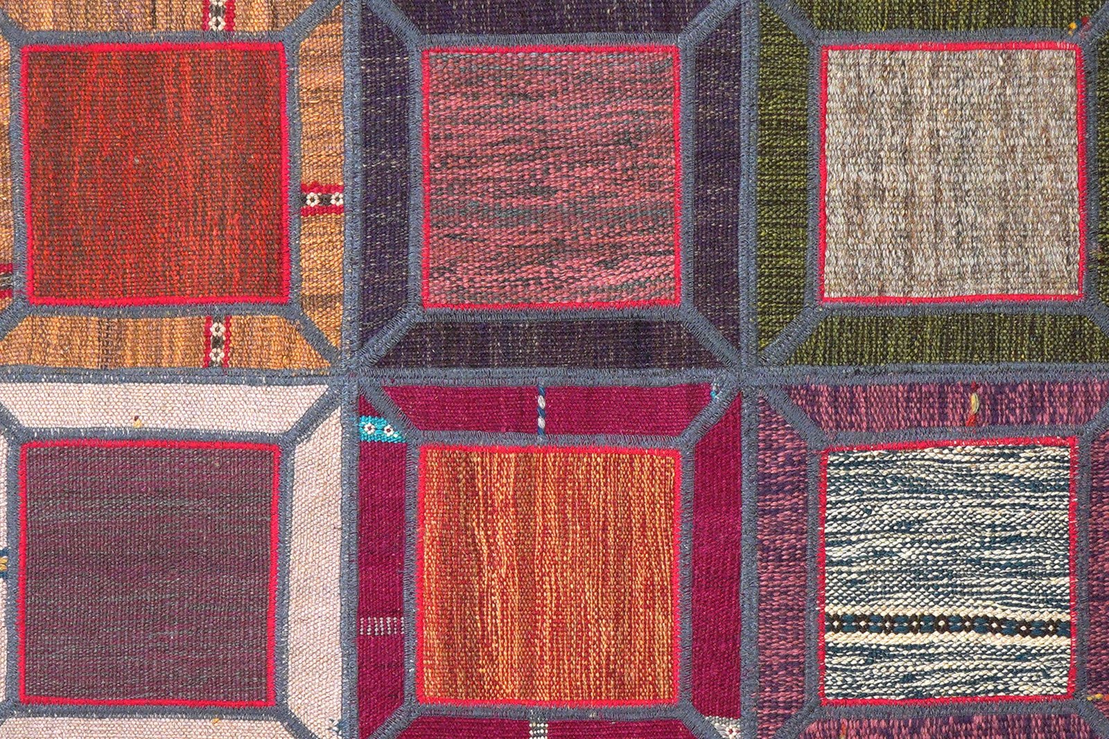 Kelim Tekkeh — Handmade, 150x200 cm, Multicolor, 100% Virgin Wool | View 5