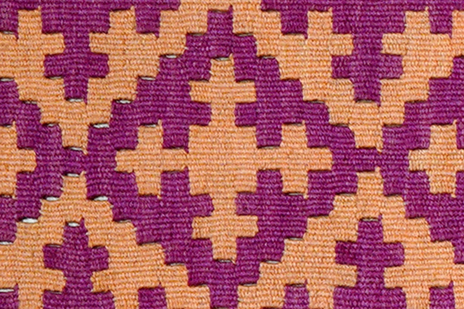Kelim Gashgai — Handmade, 44x63 cm, Yellow, 100% Virgin Wool | View 5