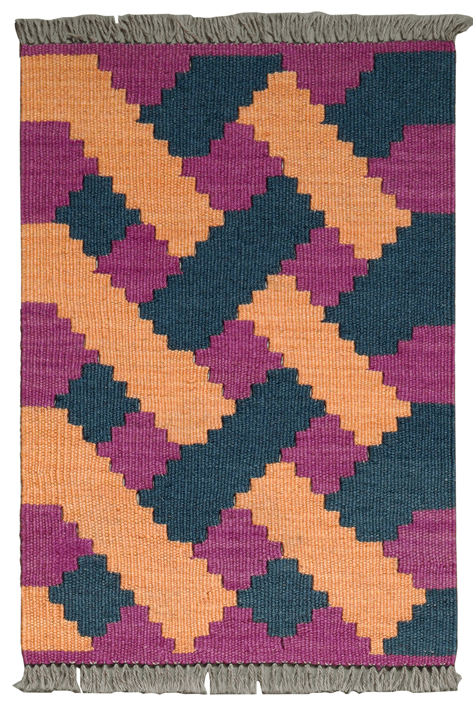Kelim Gashgai — Handmade, 42x62 cm, Multicolor, 100% Virgin Wool | Main view