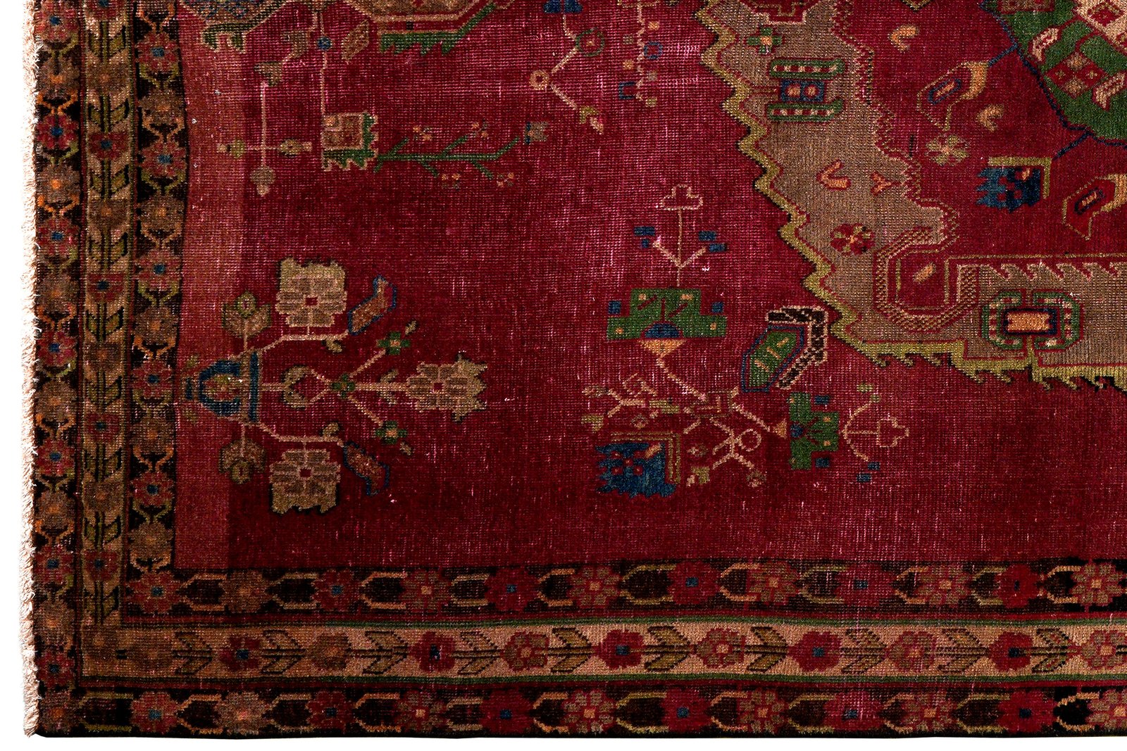 Heritage — Hand-knotted, 158x238 cm, Red, 100% Virgin Wool | View 3