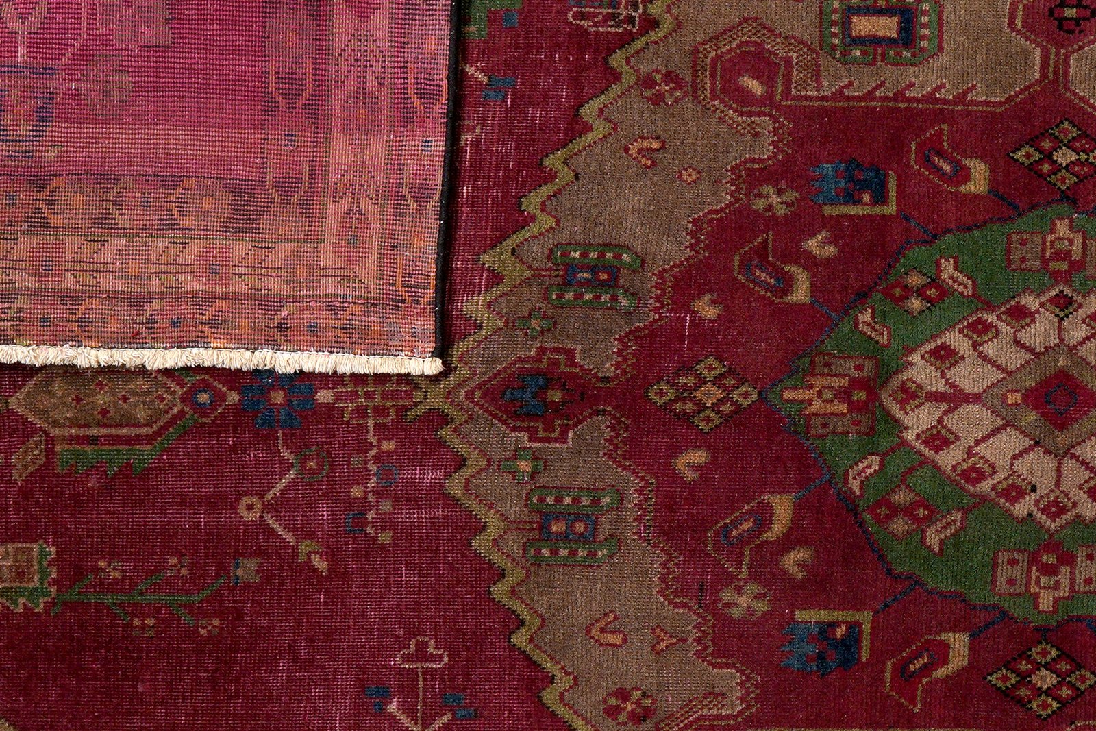 Heritage — Hand-knotted, 158x238 cm, Red, 100% Virgin Wool | View 7