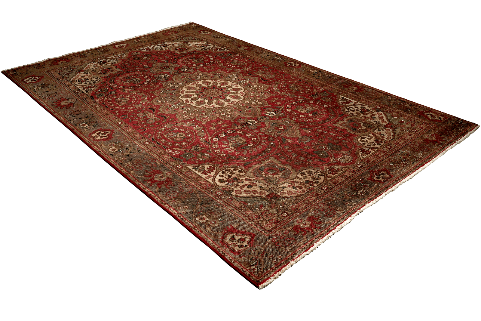 Heritage — Hand-knotted, 192x286 cm, Red, 100% Virgin Wool | View 4