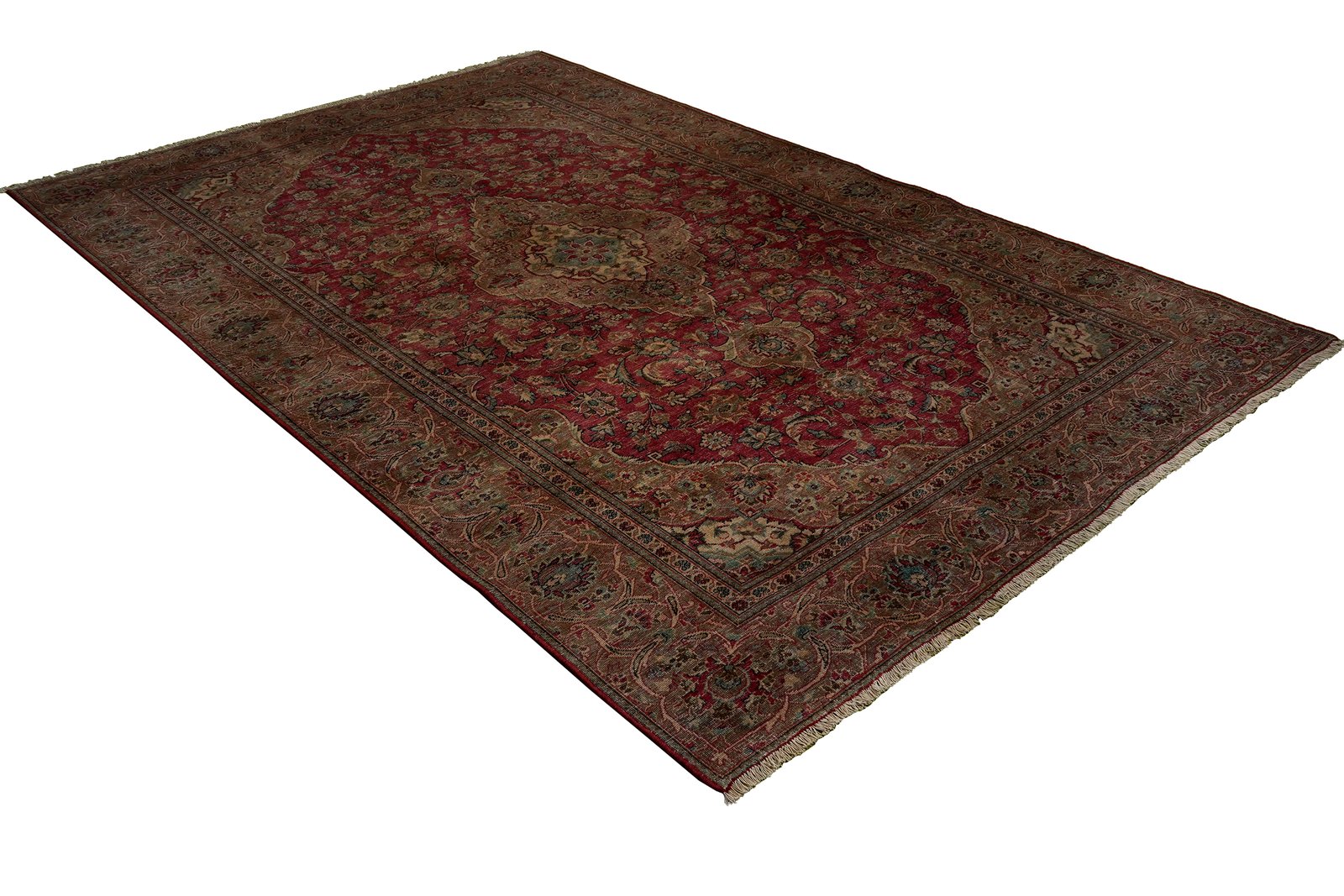 Heritage — Hand-knotted, 191x288 cm, Red, 100% Virgin Wool | View 4