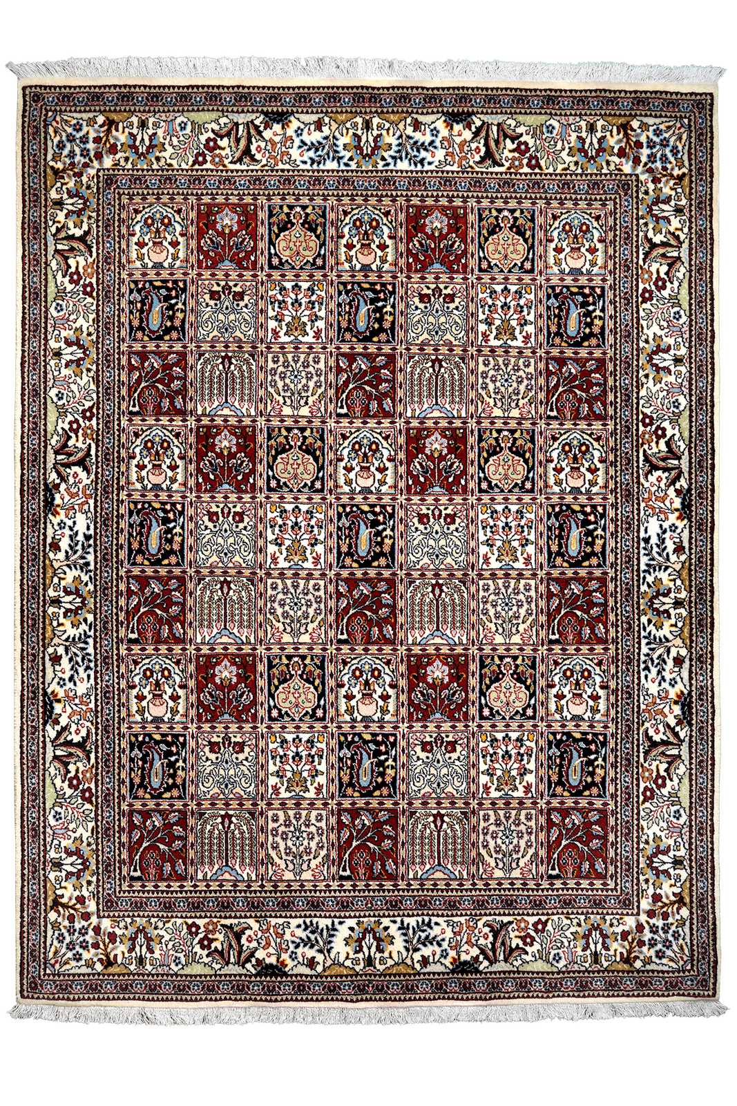 Moud Felder — Hand-knotted, 148x197 cm, Multicolor, 100% Virgin Wool | Main view
