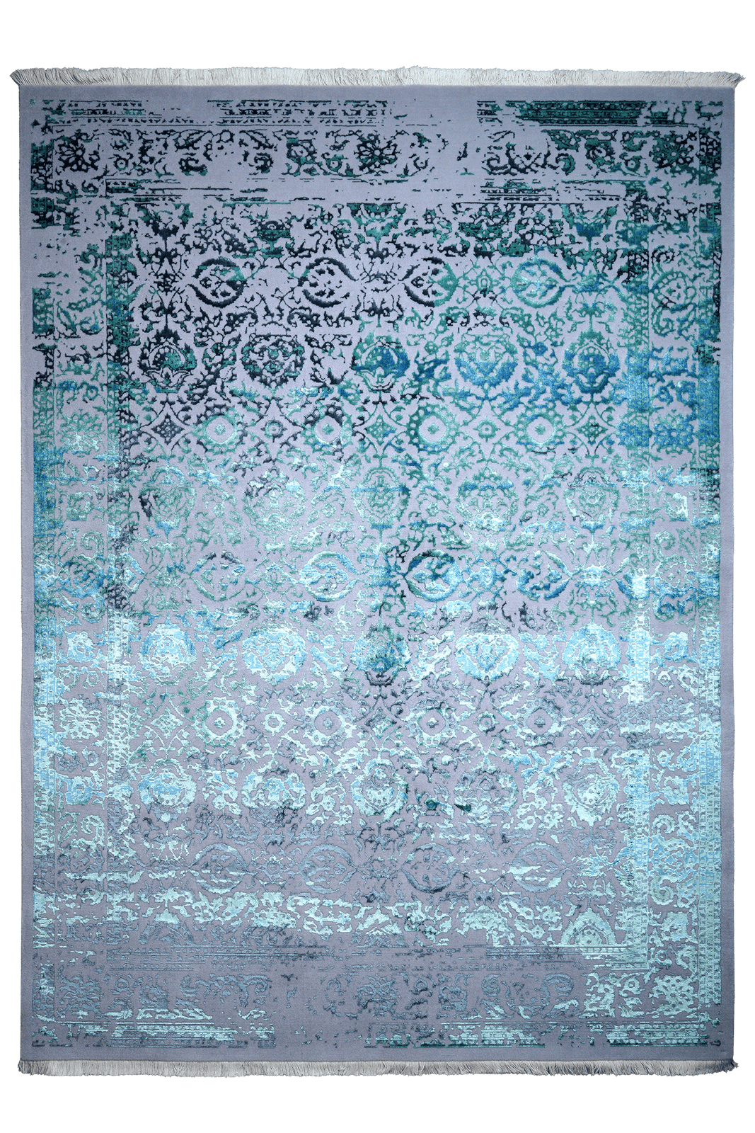 Paradayda — Hand-knotted, 173x238 cm, Blue, 80% Viskose, 20% Baumwolle | Main view
