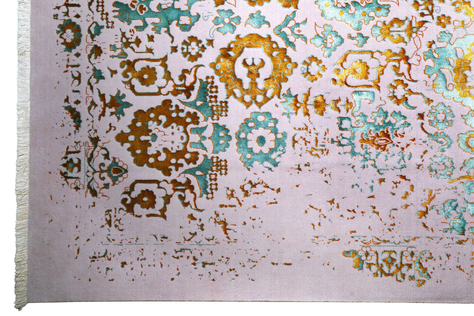 Paradayda — Hand-knotted, 204x298 cm, Beige, 50% Baumwolle, 50% Viskose | View 3