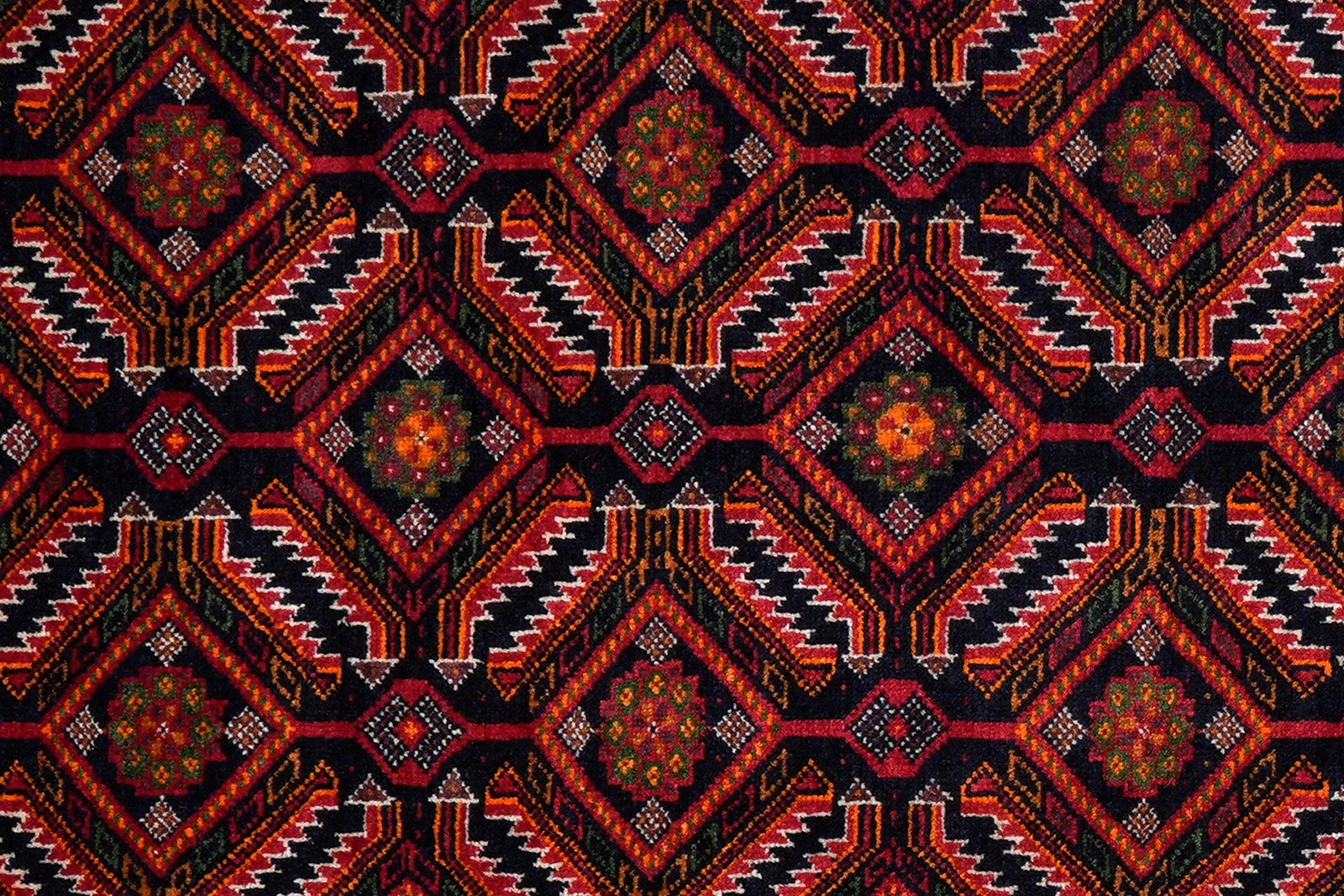 Belutch — Hand-knotted, 99x173 cm, Multicolor, 100% Virgin Wool | View 6