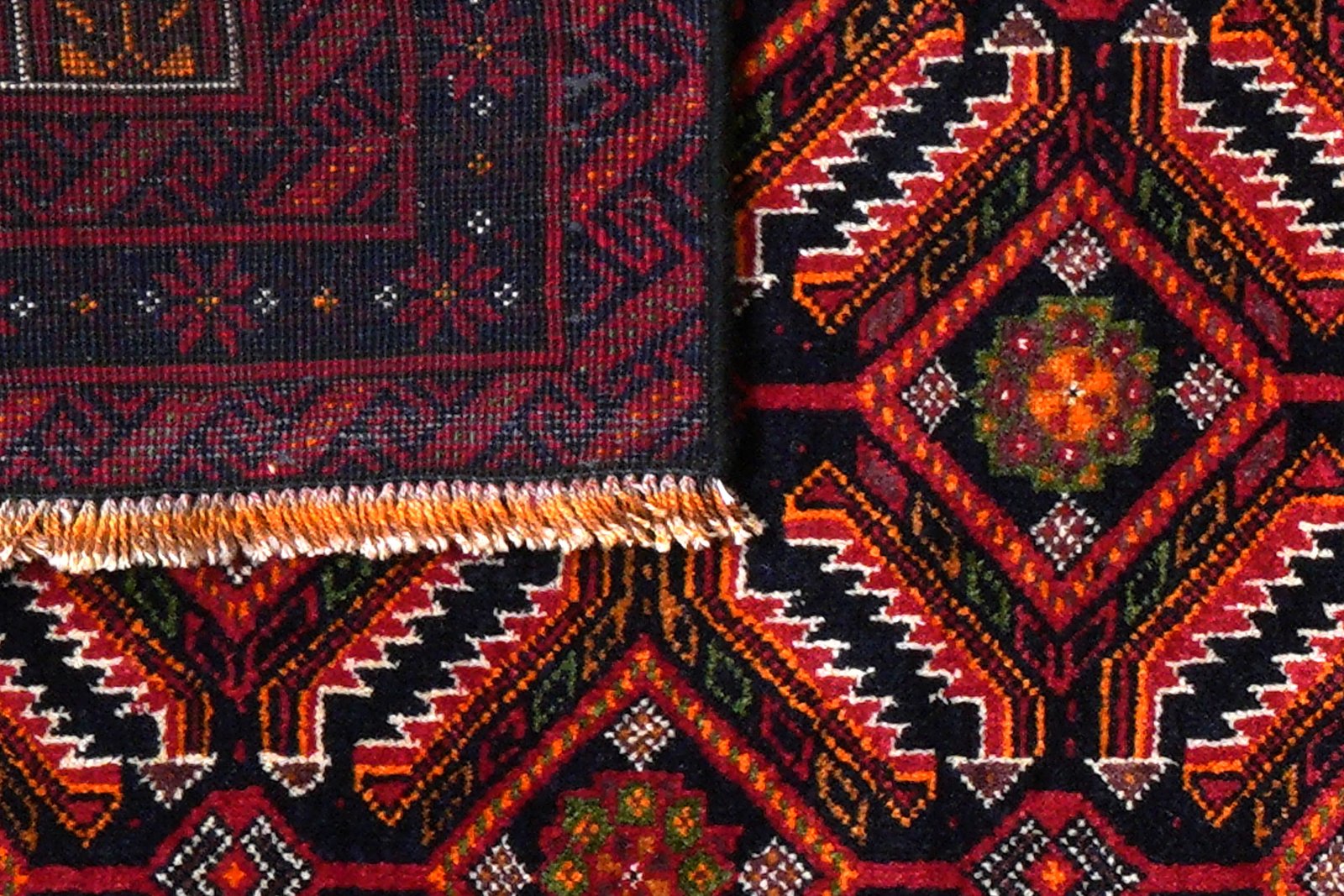Belutch — Hand-knotted, 99x173 cm, Multicolor, 100% Virgin Wool | View 7
