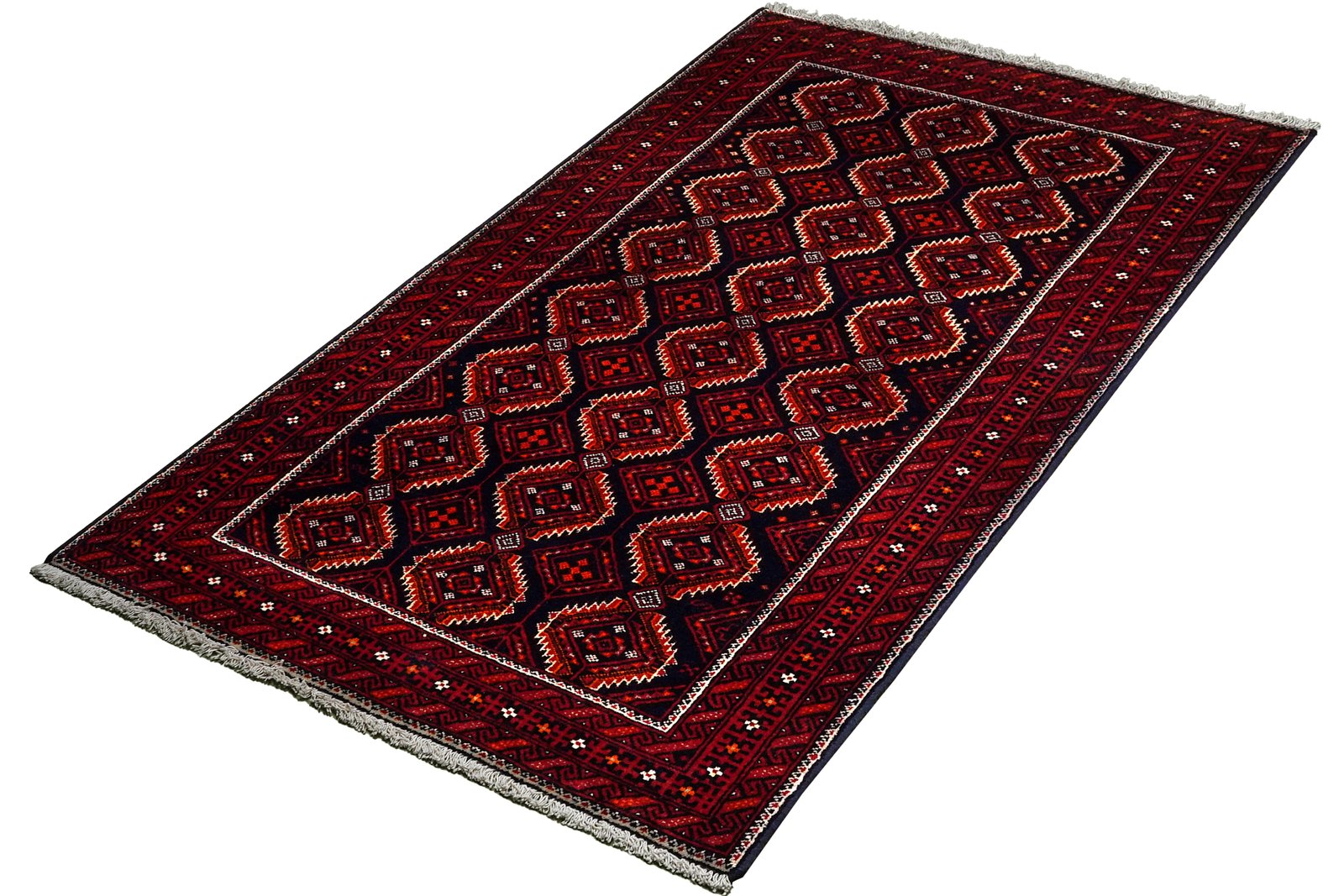 Belutch — Hand-knotted, 87x173 cm, Blue, 100% Virgin Wool | View 5