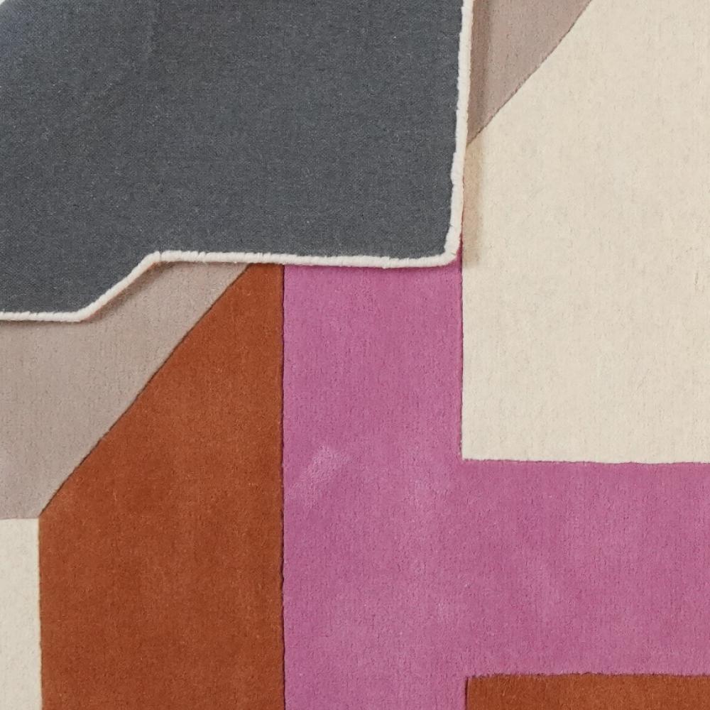 Milo — Hand-knotted, 240x170 cm, Violett, 50% Schurwolle, 50% Viskose | View 5
