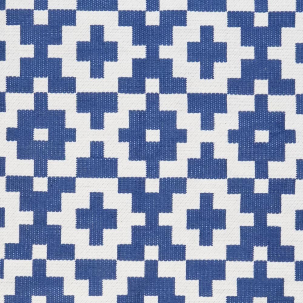 Dhurrie — Handmade, 230x160 cm, Blue, 100% Polyester | View 4
