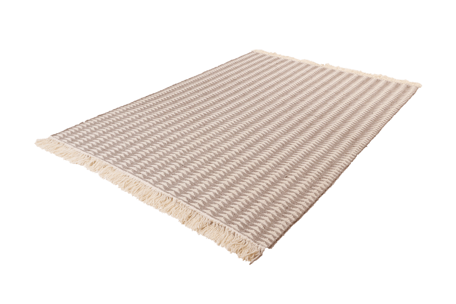 Dhurrie — Handmade, 290x200 cm, Beige, 80% Schurwolle, 20% Baumwolle | View 6