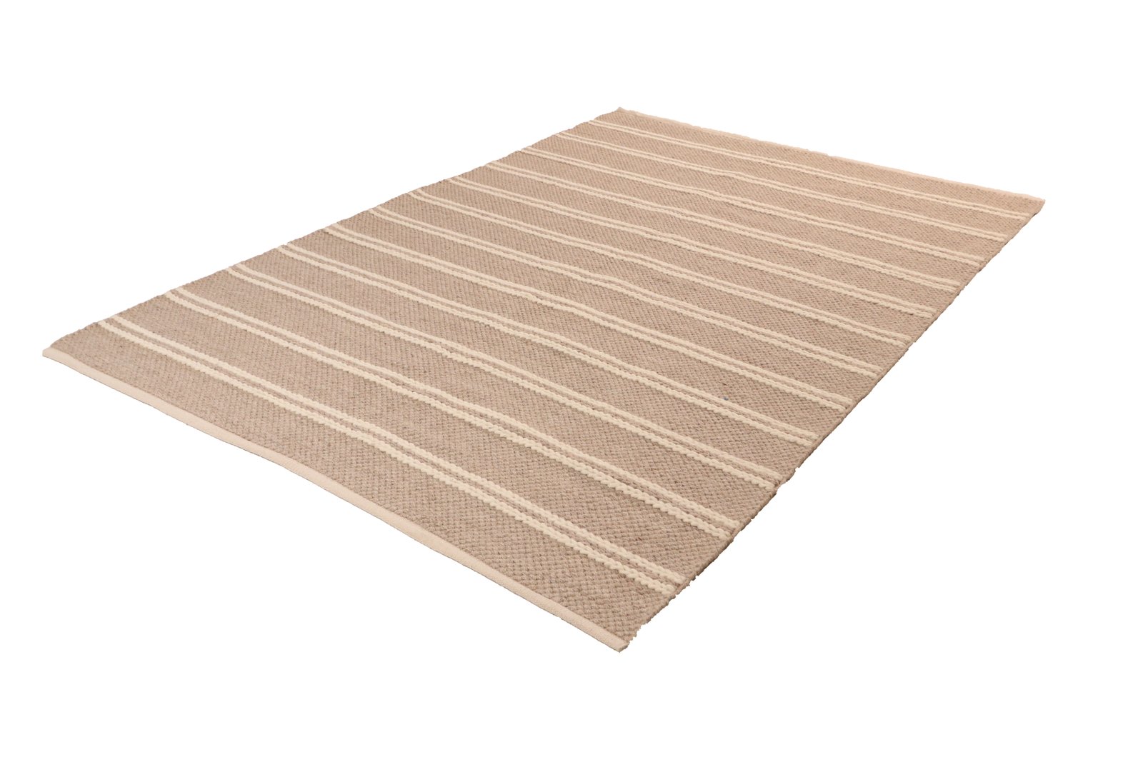 Dhurrie — Handmade, 290x200 cm, Brown, 80% Schurwolle, 20% Baumwolle | View 6