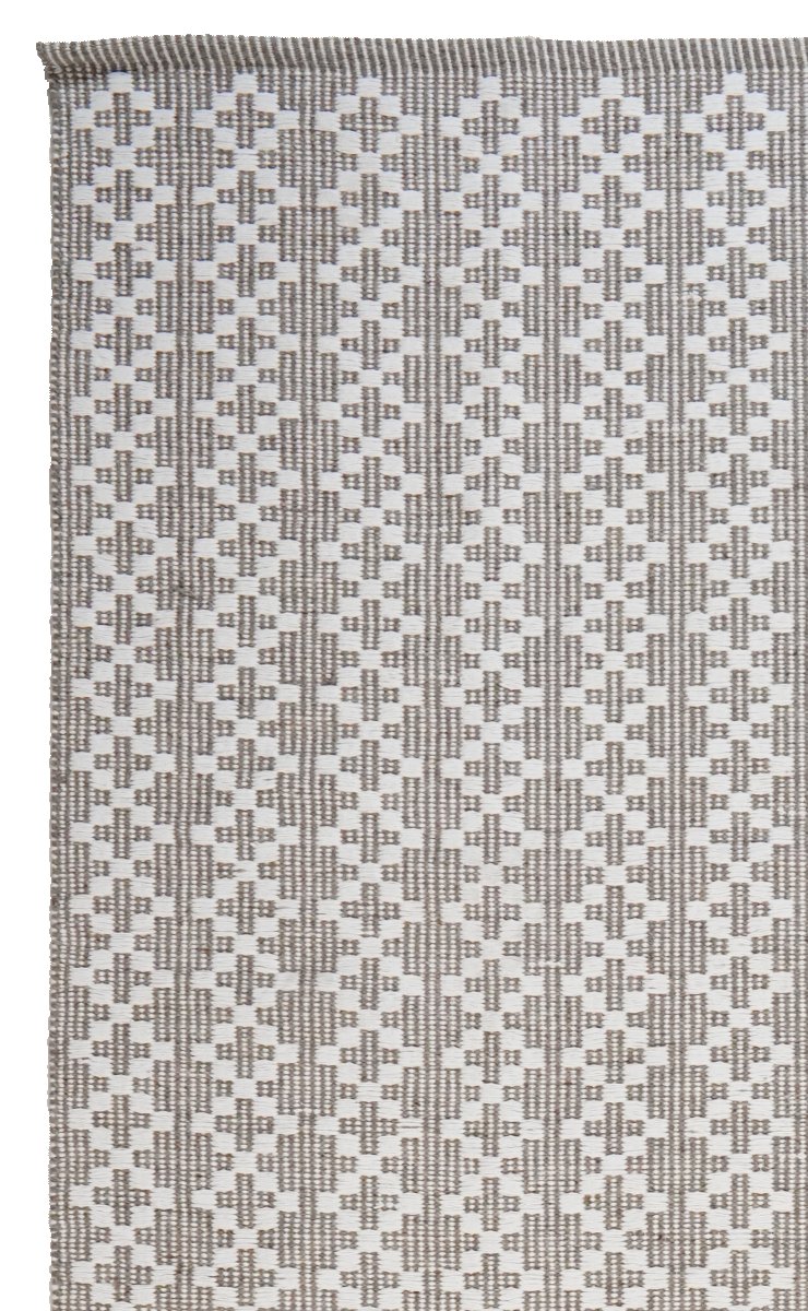 Dhurrie — Handmade, 290x200 cm, Grey, 40% Schurwolle, 60% Baumwolle | View 3