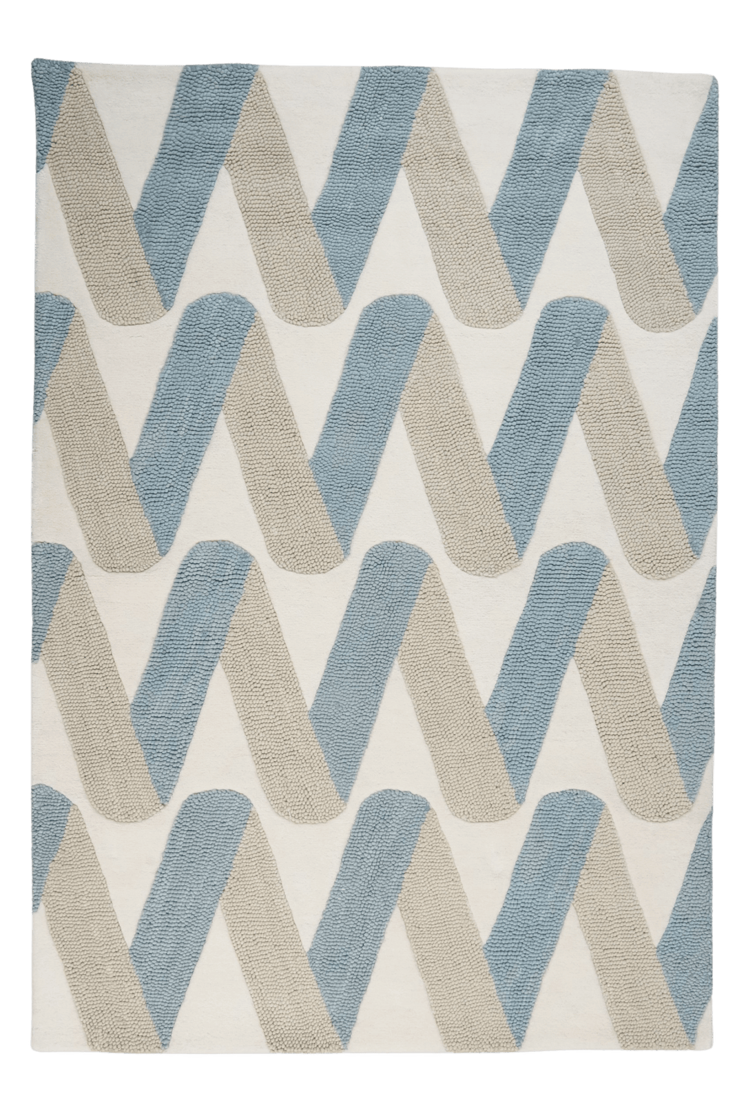 Cindy — Hand-knotted, 230x160 cm, Beige, 100% Virgin Wool | Main view