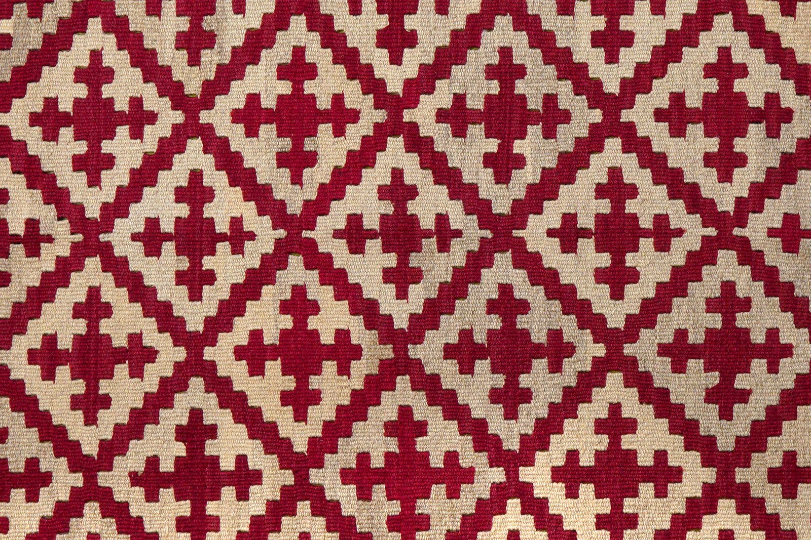 Kelim Gashgai — Handmade, 176x230 cm, Red, 100% Virgin Wool | View 5