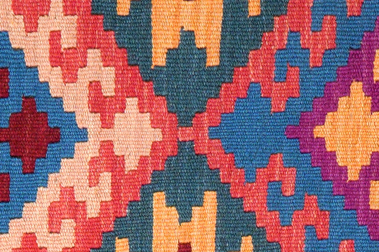 Kelim Gashgai — Handmade, 61x94 cm, Multicolor, 100% Virgin Wool | View 5