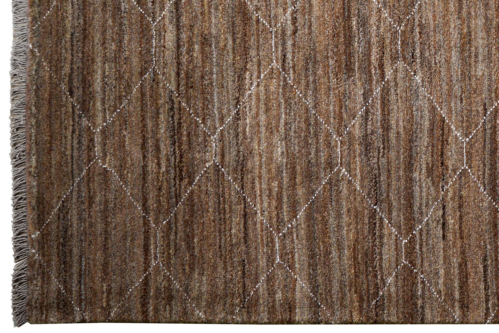 Gabbeh Basi — Hand-knotted, 157x195 cm, Brown, 100% Virgin Wool | View 3