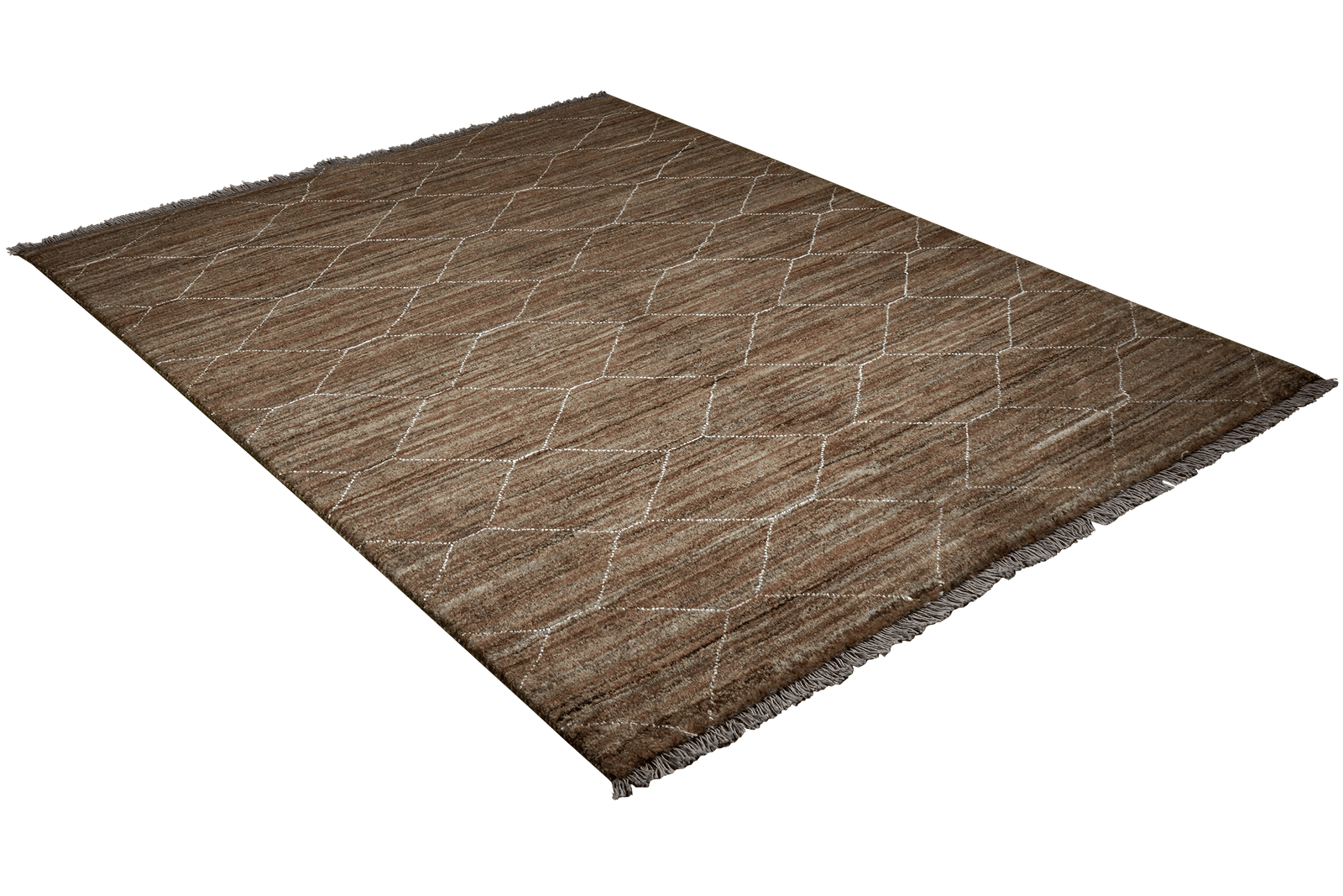 Gabbeh Basi — Hand-knotted, 157x195 cm, Brown, 100% Virgin Wool | View 4