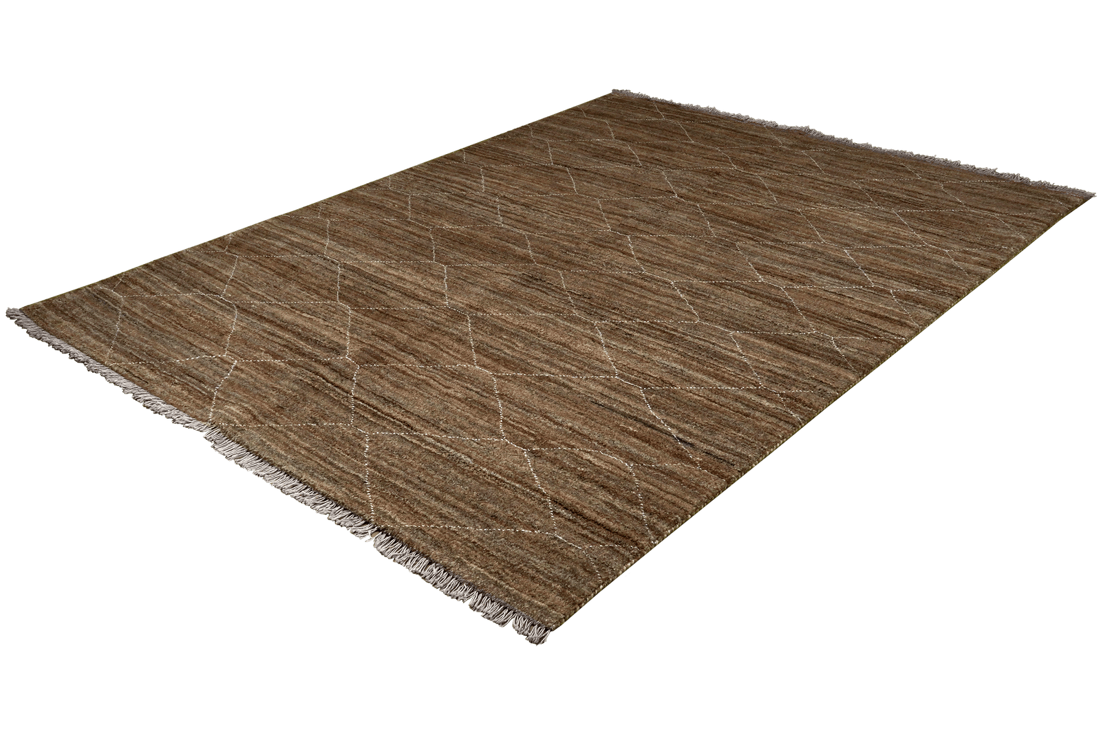 Gabbeh Basi — Hand-knotted, 157x195 cm, Brown, 100% Virgin Wool | View 5