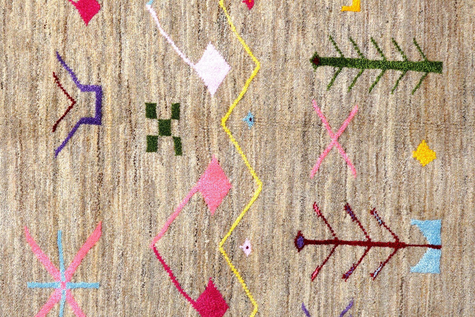 Gabbeh Basi — Hand-knotted, 150x198 cm, Grey, 100% Virgin Wool | View 6