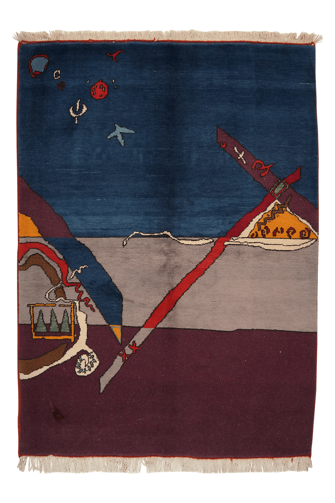 Konya — Hand-knotted, 143x196 cm, Multicolor, 100% Virgin Wool | Main view