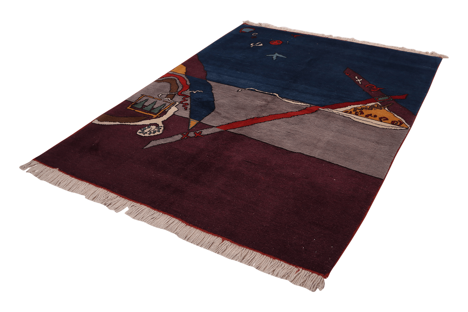 Konya — Hand-knotted, 143x196 cm, Multicolor, 100% Virgin Wool | View 5
