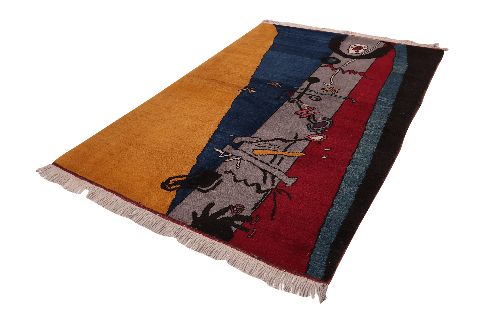 Konya — Hand-knotted, 138x208 cm, Multicolor, 100% Virgin Wool | View 5