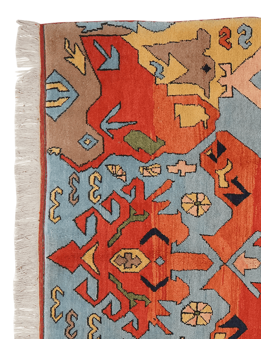 Konya — Hand-knotted, 165x239 cm, Multicolor, 100% Virgin Wool | View 3