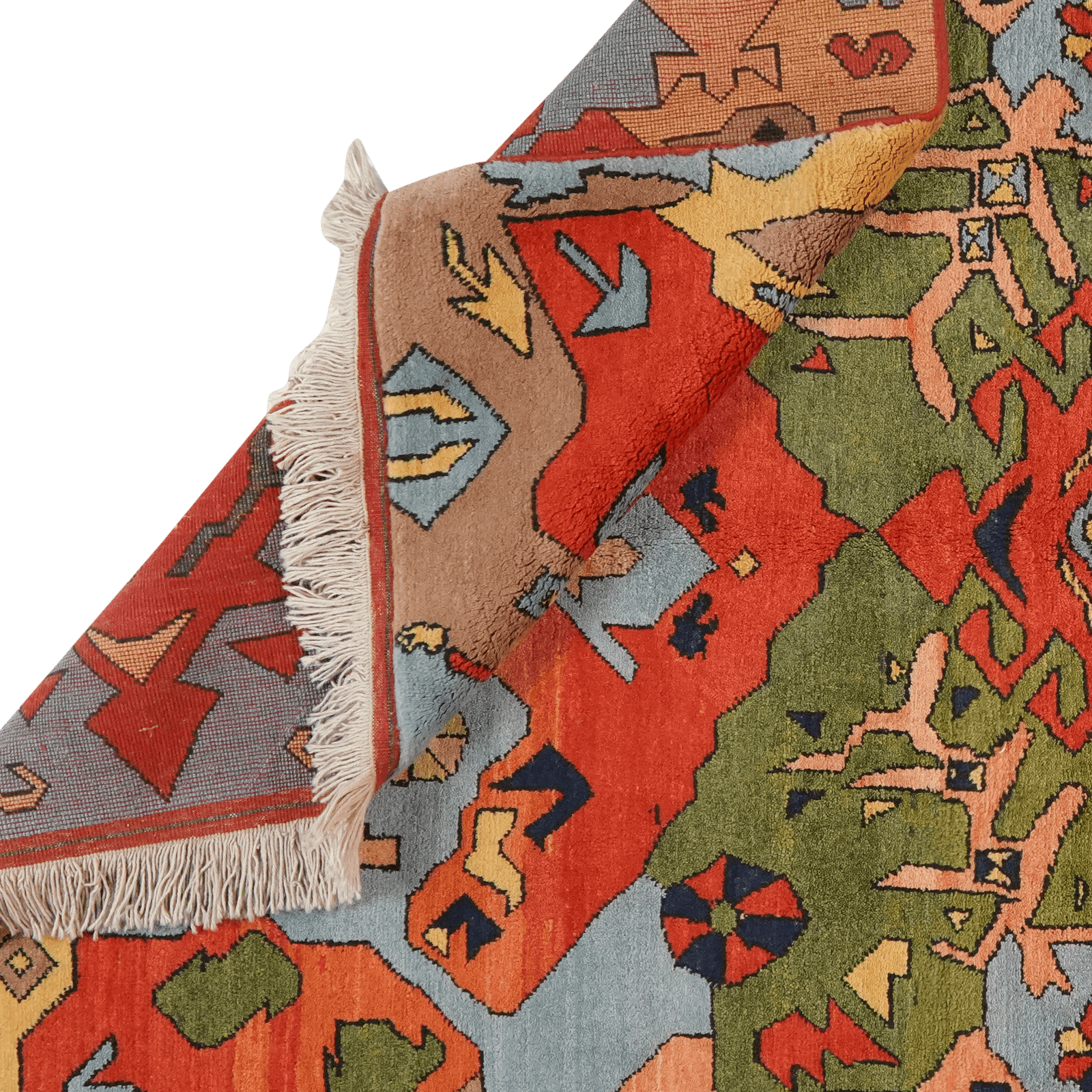 Konya — Hand-knotted, 165x239 cm, Multicolor, 100% Virgin Wool | View 6