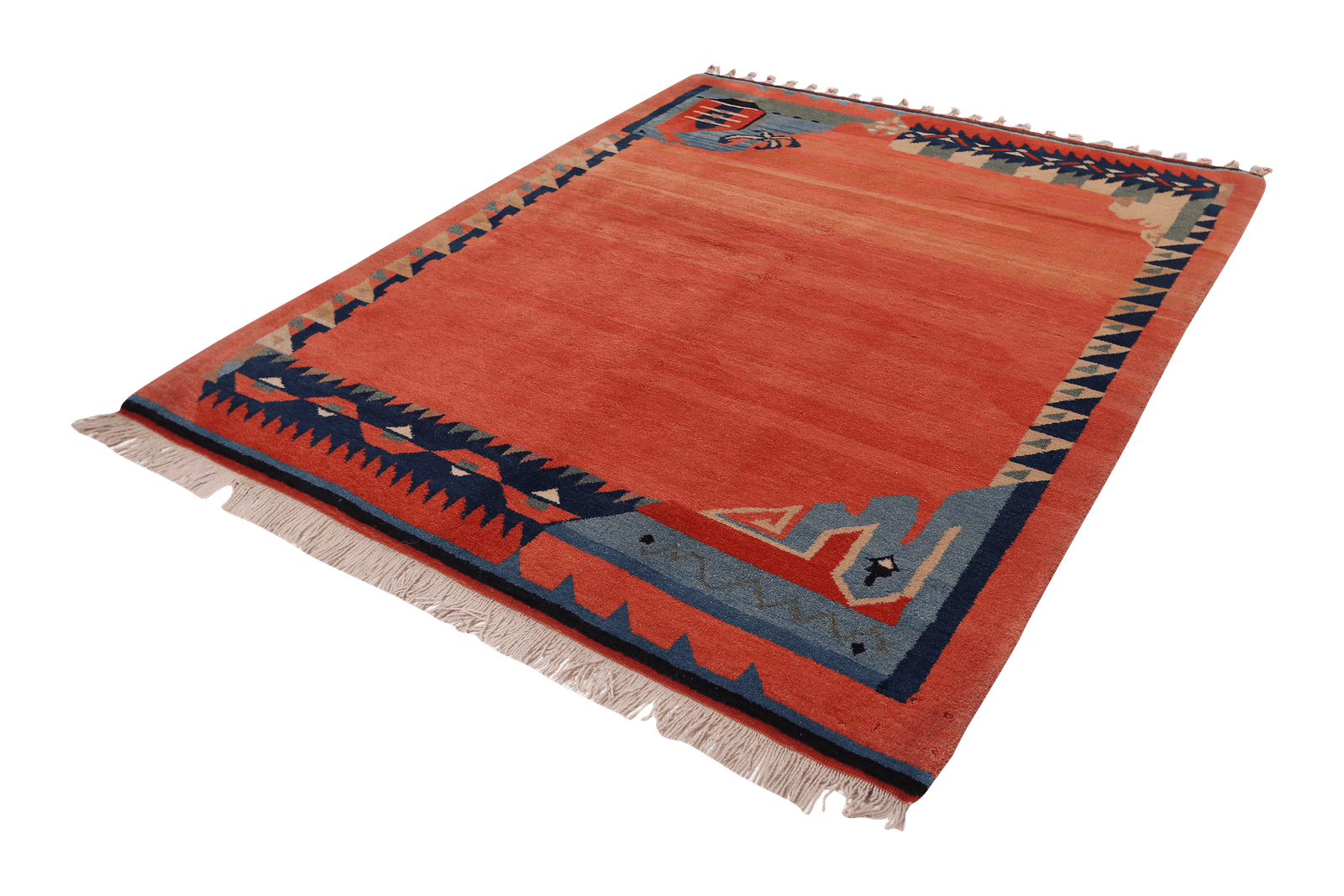 Konya — Hand-knotted, 172x218 cm, Red, 100% Virgin Wool | View 5