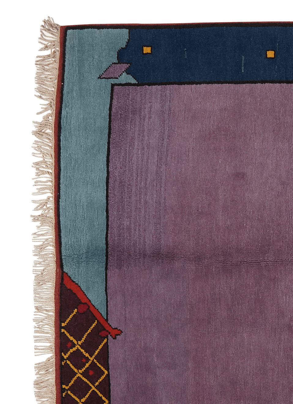 Konya — Hand-knotted, 136x190 cm, Violett, 100% Virgin Wool | View 3