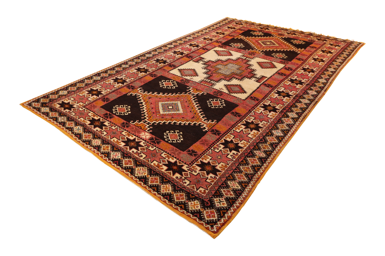 Ouzguit Zaida — Handgefertigt, 330x201 cm, Beige, 100% Virgin Wool | View 6