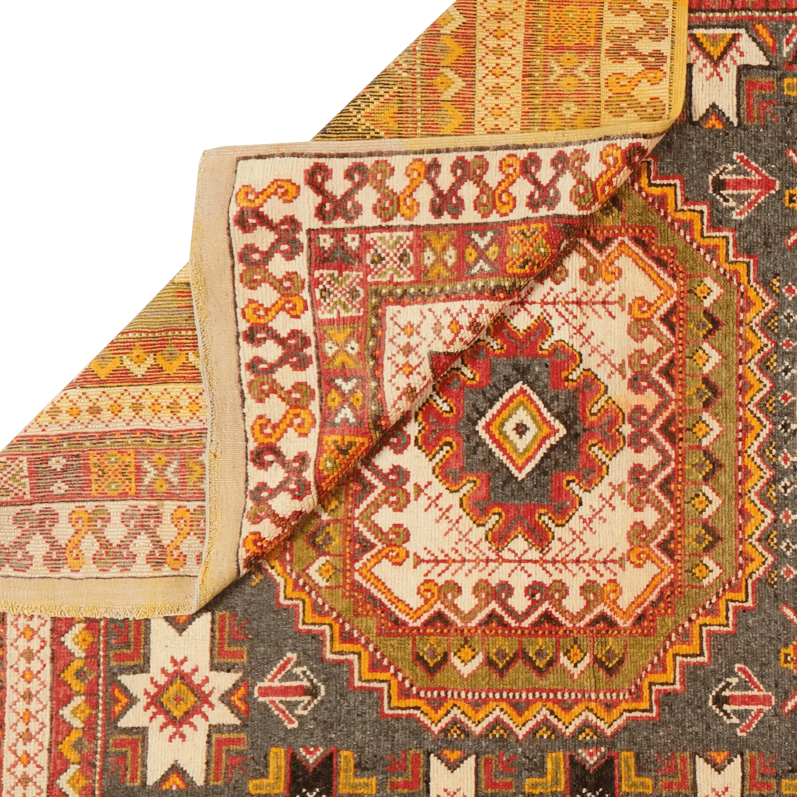 Ouzguit — Hand-knotted, 192x320 cm, Grey, 100% Virgin Wool | View 6